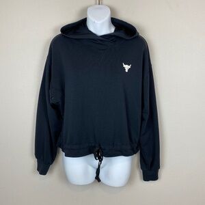 Under Armour Project Rock Terry Pullover Hoodie - Size XS
